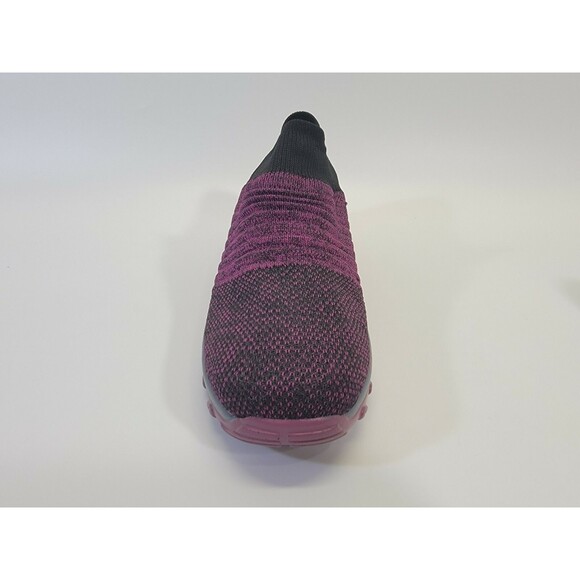 NANIYA‎ Women's Size 7.5 Black Purple Knit Top SlipOn Sneakers Shoes EUC - Picture 7 of 10